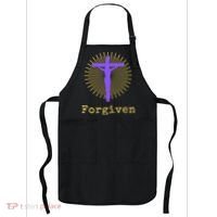 Chrisitan Cross Jesus Forgiven Faith Gift Apron thumb 0