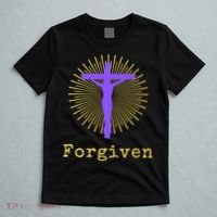 Chrisitan Cross Jesus Forgiven Faith Gift T-Shirt thumb 5