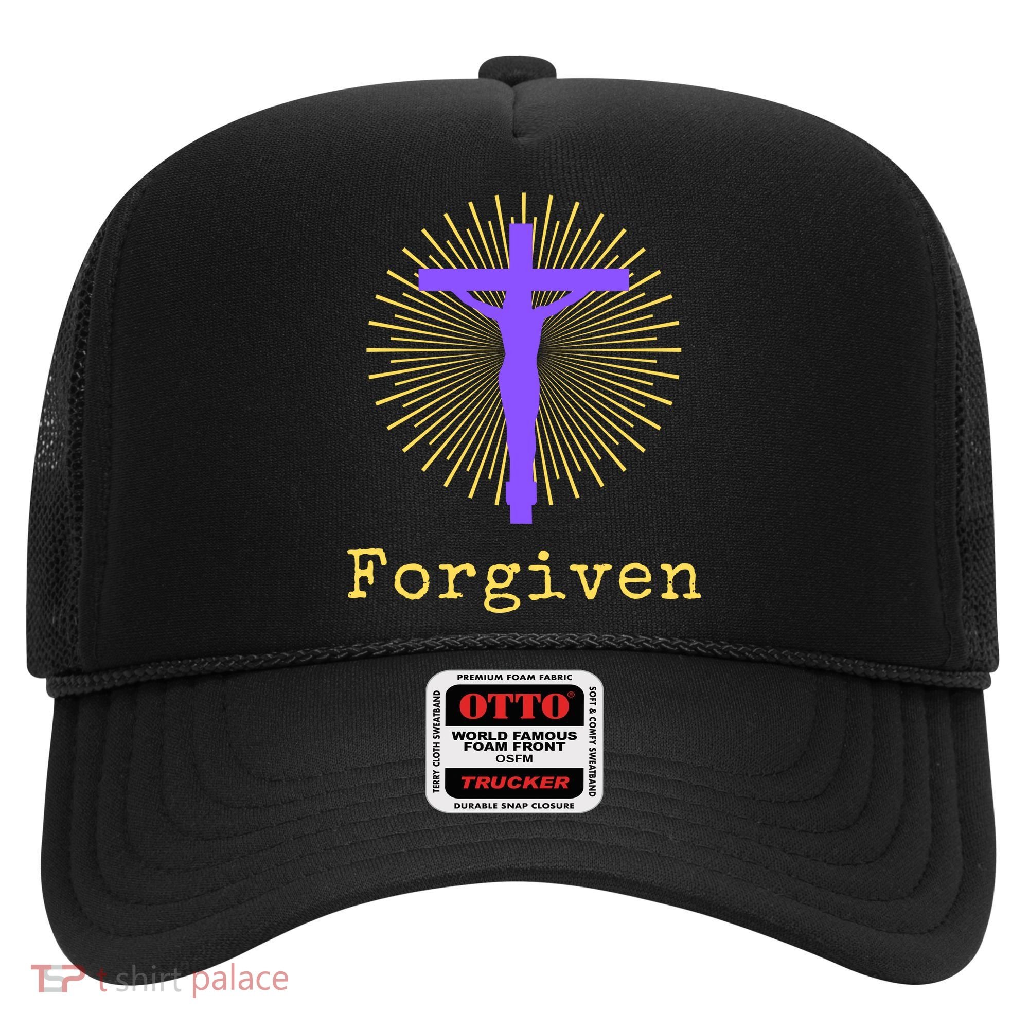Chrisitan Cross Jesus Forgiven Faith Gift Hat
