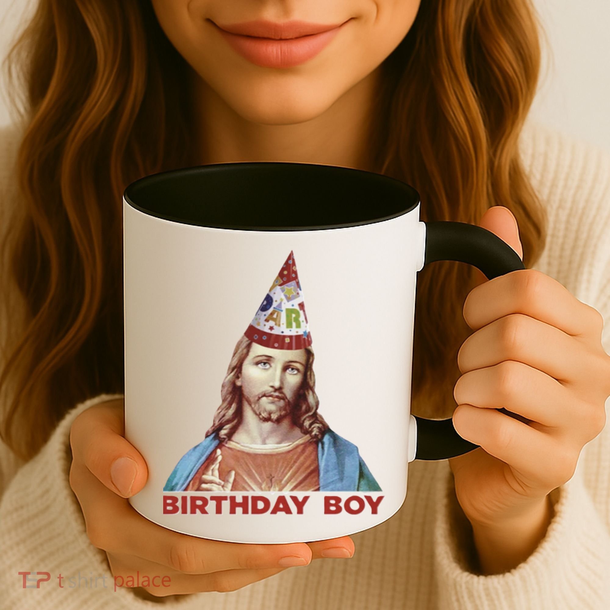 Cool Christmas Jesus Birthday Boy Coffee Mug