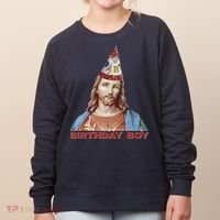 Cool Christmas Jesus Birthday Boy Women's Sweatshirt thumb 0