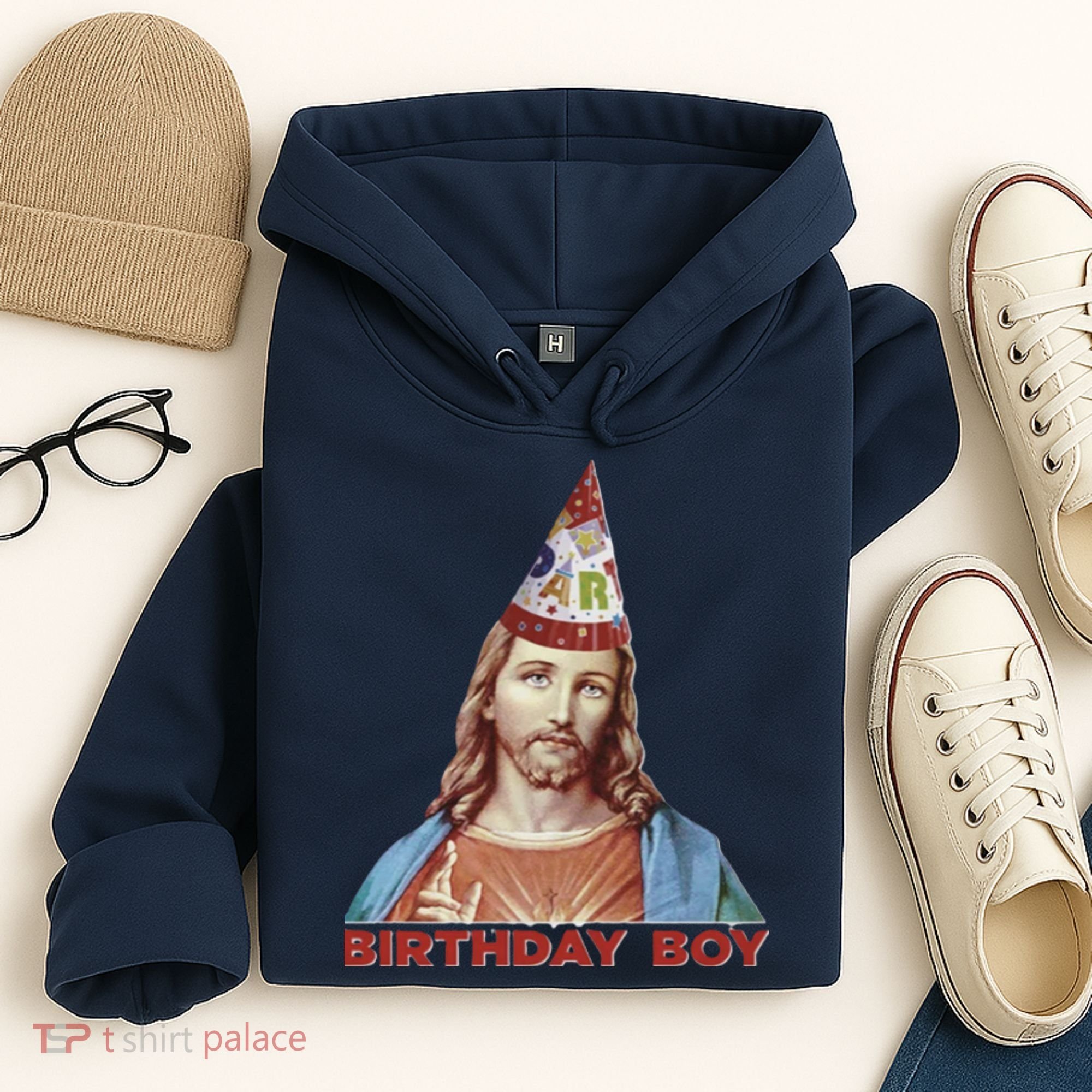Cool Christmas Jesus Birthday Boy Hoodie