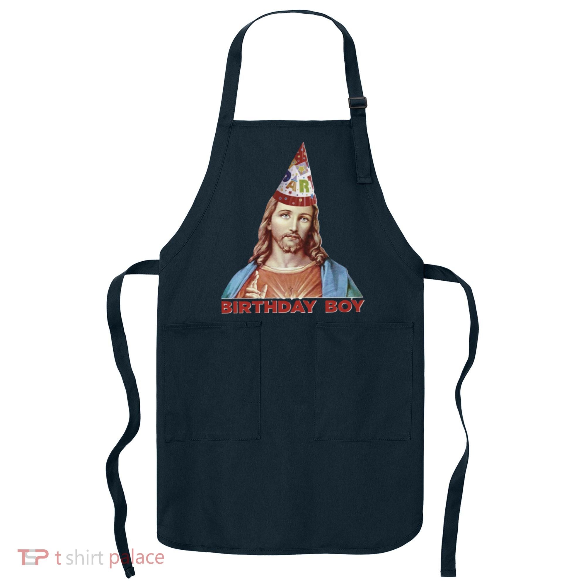 Cool Christmas Jesus Birthday Boy Apron