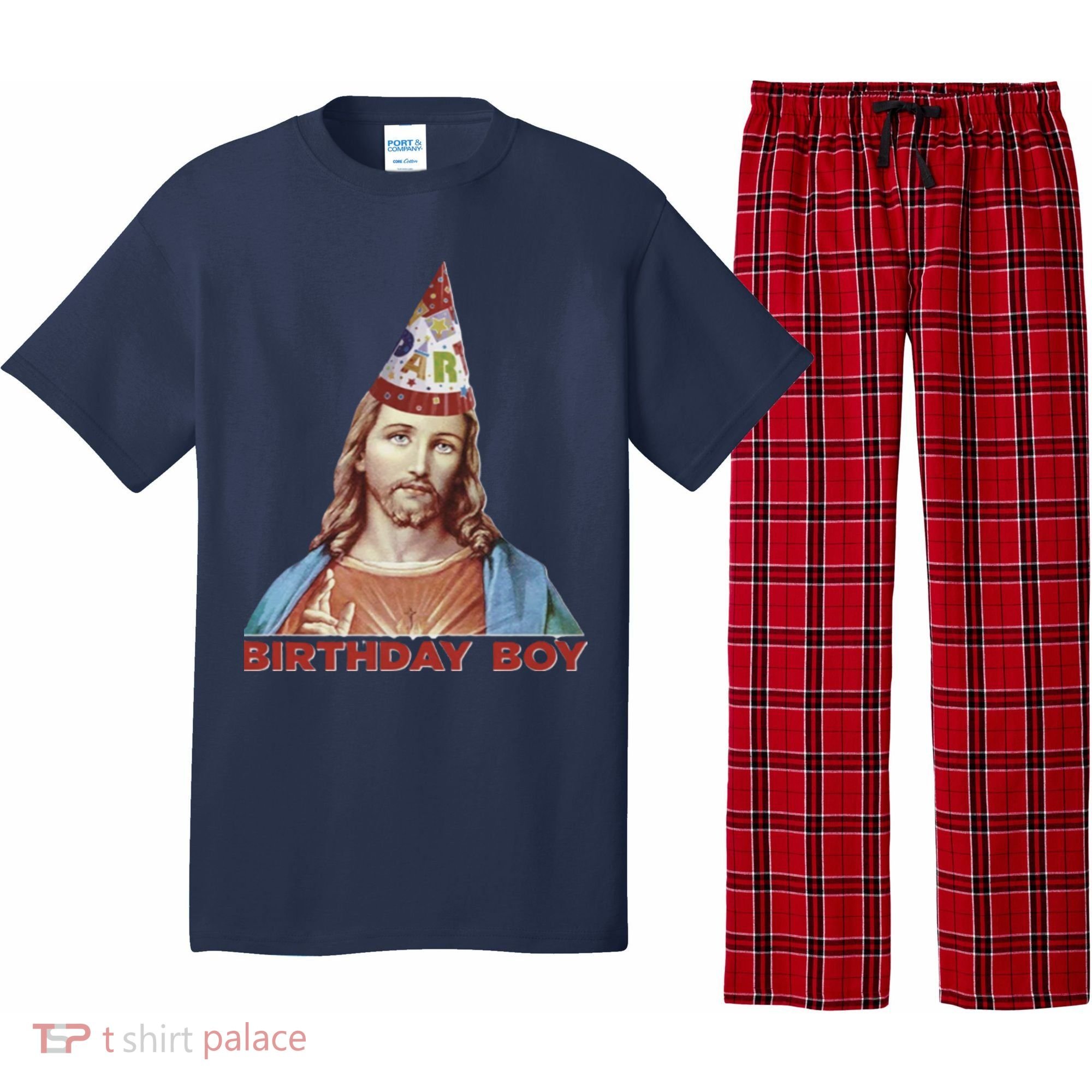 Cool Christmas Jesus Birthday Boy Pajama Set