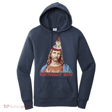Cool Christmas Jesus Birthday Boy Women's Hoodie