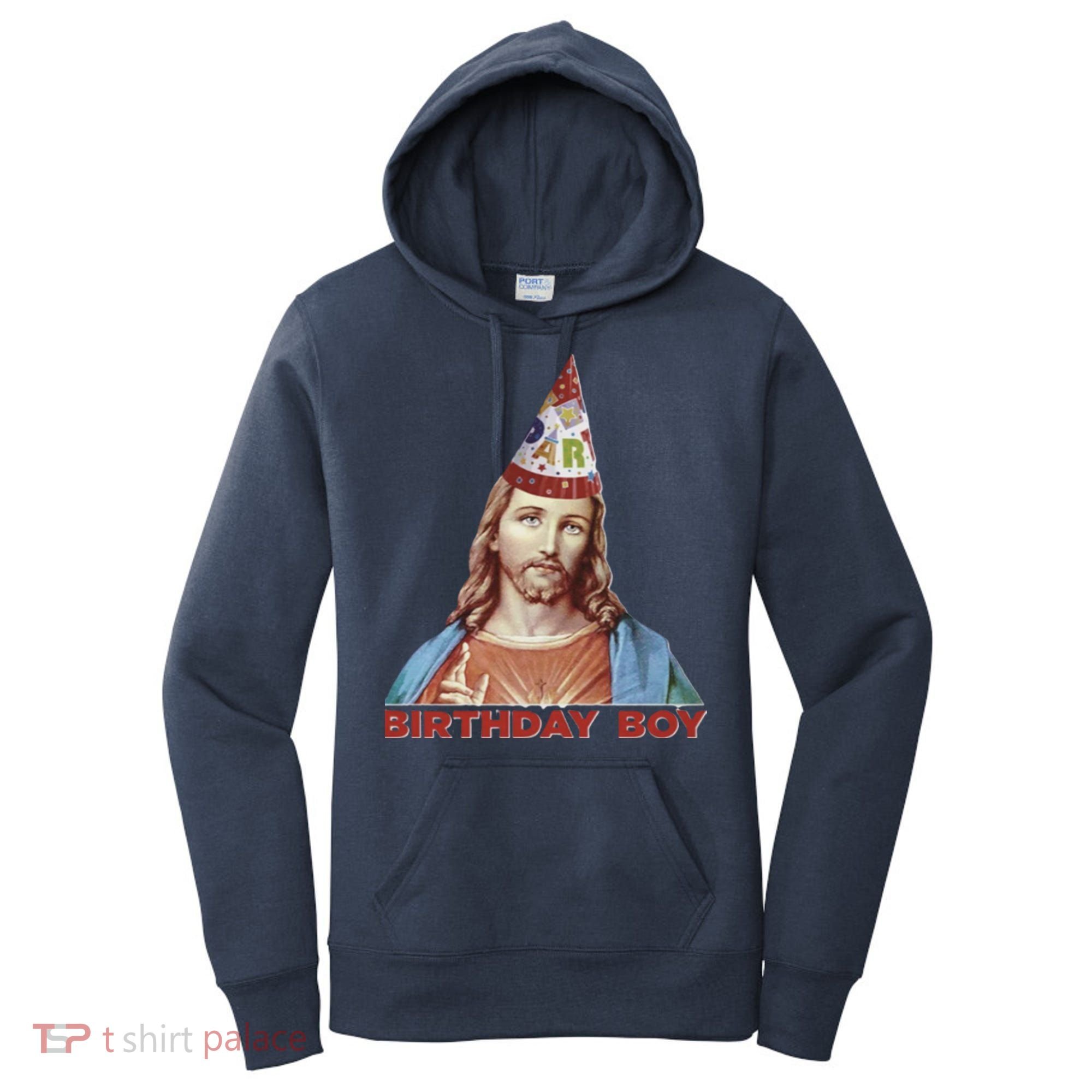 Cool Christmas Jesus Birthday Boy Women's Hoodie