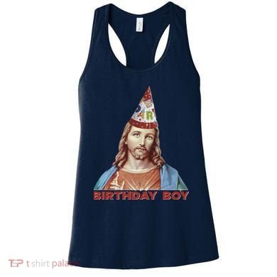 Cool Christmas Jesus Birthday Boy Women's Tank Top