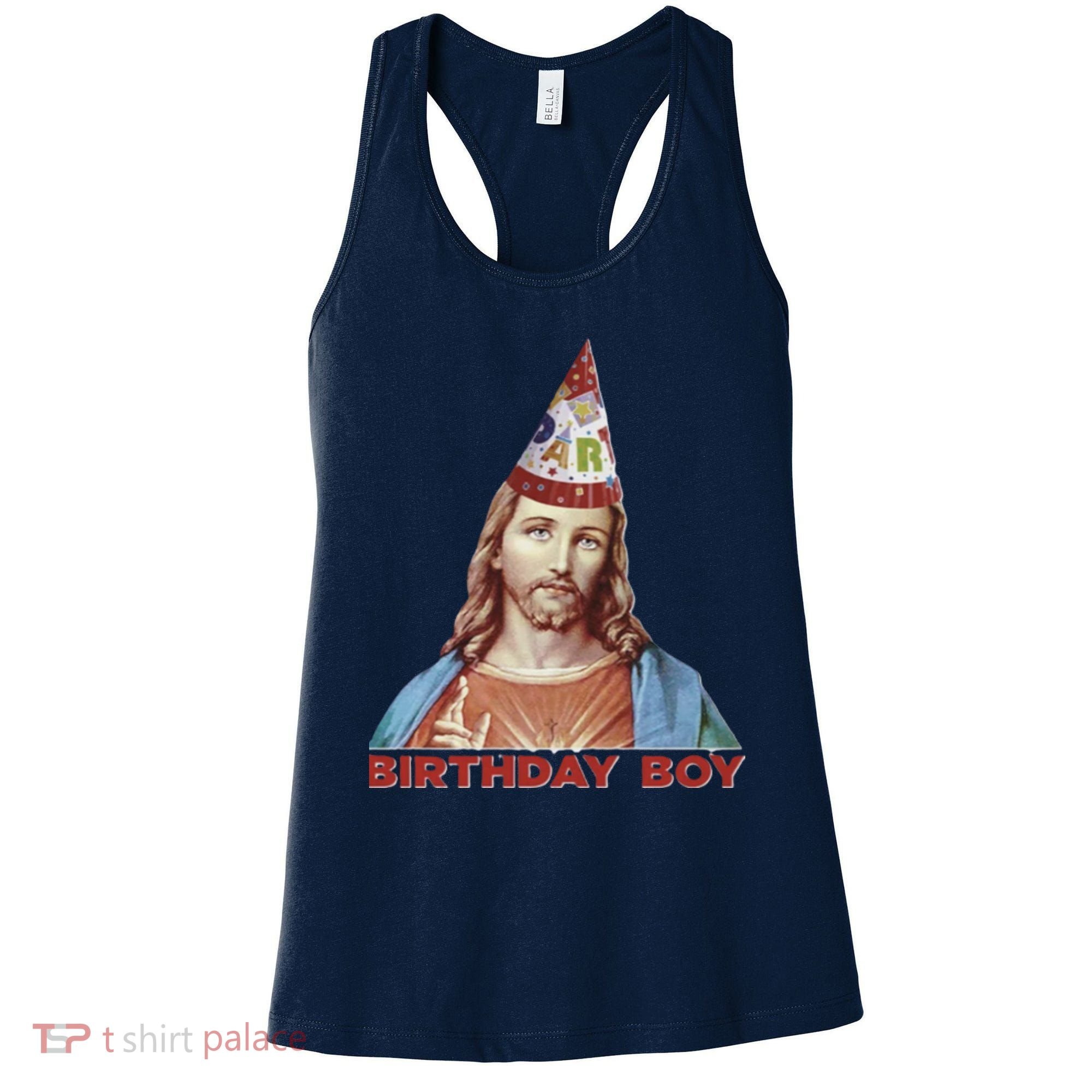 Cool Christmas Jesus Birthday Boy Women's Tank Top