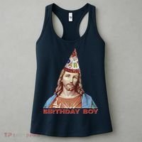 Cool Christmas Jesus Birthday Boy Women's Tank Top thumb 3