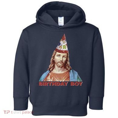 Cool Christmas Jesus Birthday Boy Toddler Hoodie