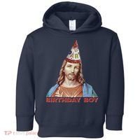 Cool Christmas Jesus Birthday Boy Toddler Hoodie thumb 0