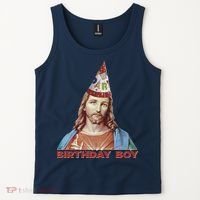 Cool Christmas Jesus Birthday Boy Tank Top thumb 2