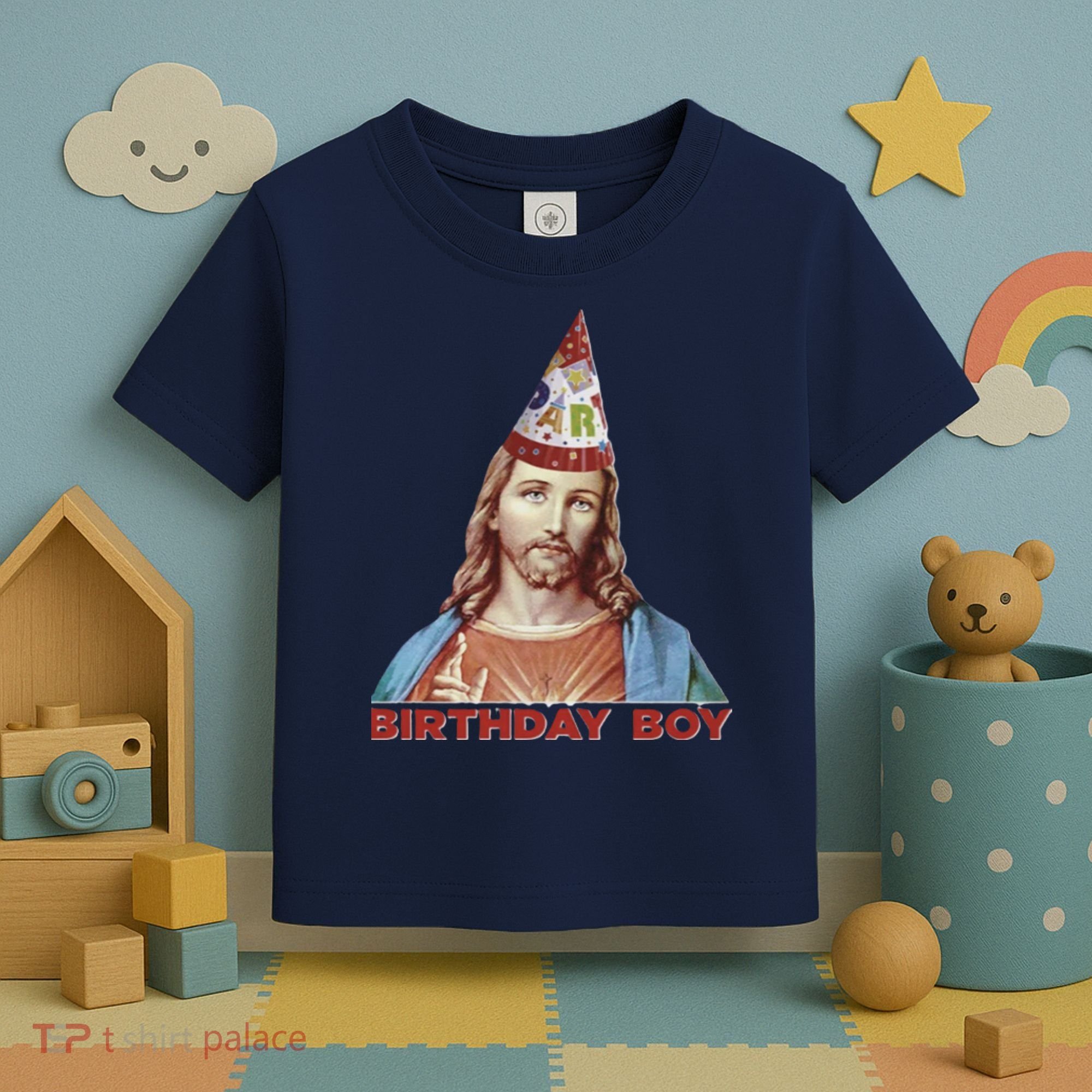 Cool Christmas Jesus Birthday Boy Toddler T-Shirt