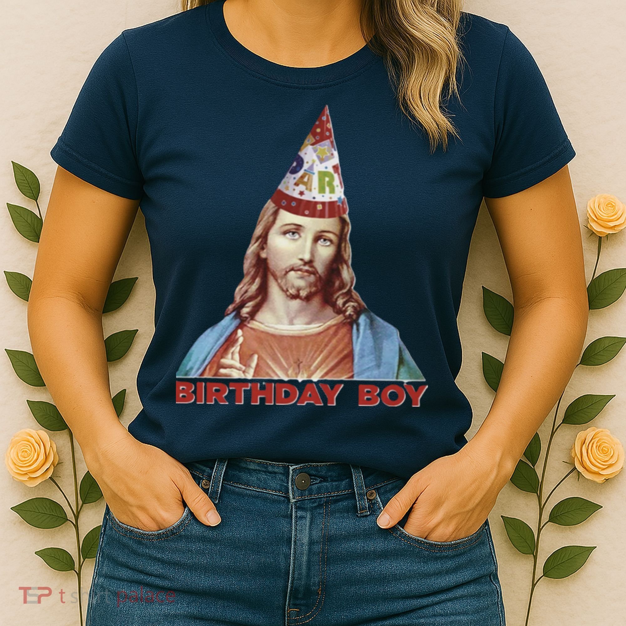 Cool Christmas Jesus Birthday Boy Women's T-Shirt