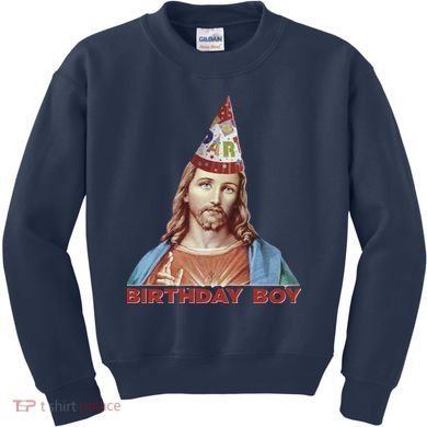Cool Christmas Jesus Birthday Boy Kids Sweatshirt