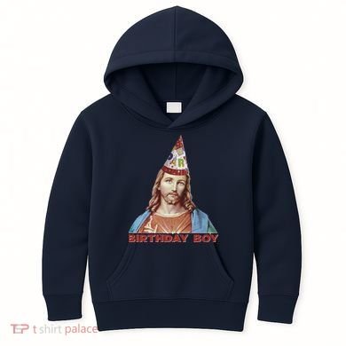 Cool Christmas Jesus Birthday Boy Kids Hoodie