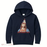 Cool Christmas Jesus Birthday Boy Kids Hoodie thumb 0