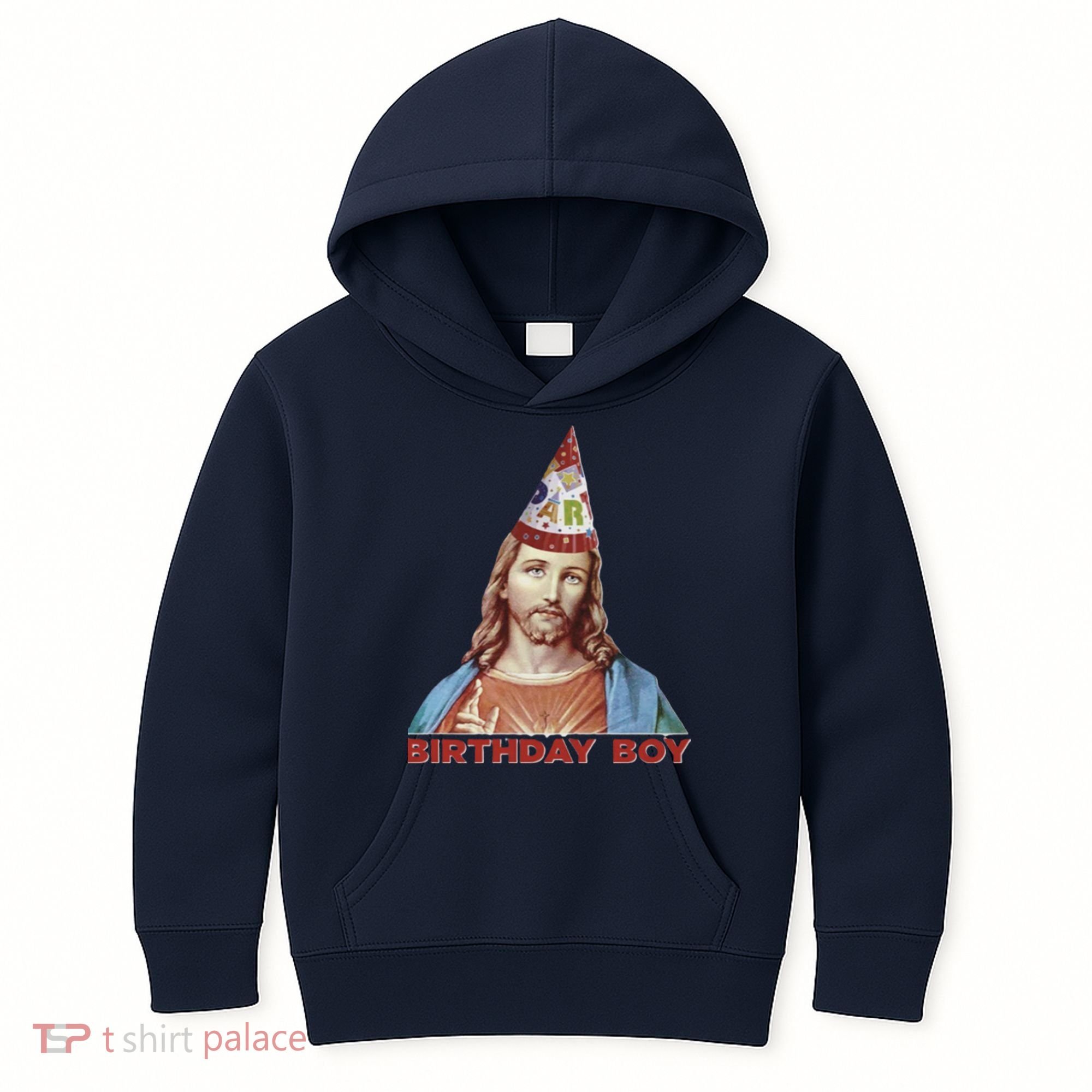 Cool Christmas Jesus Birthday Boy Kids Hoodie