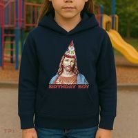 Cool Christmas Jesus Birthday Boy Kids Hoodie thumb 3