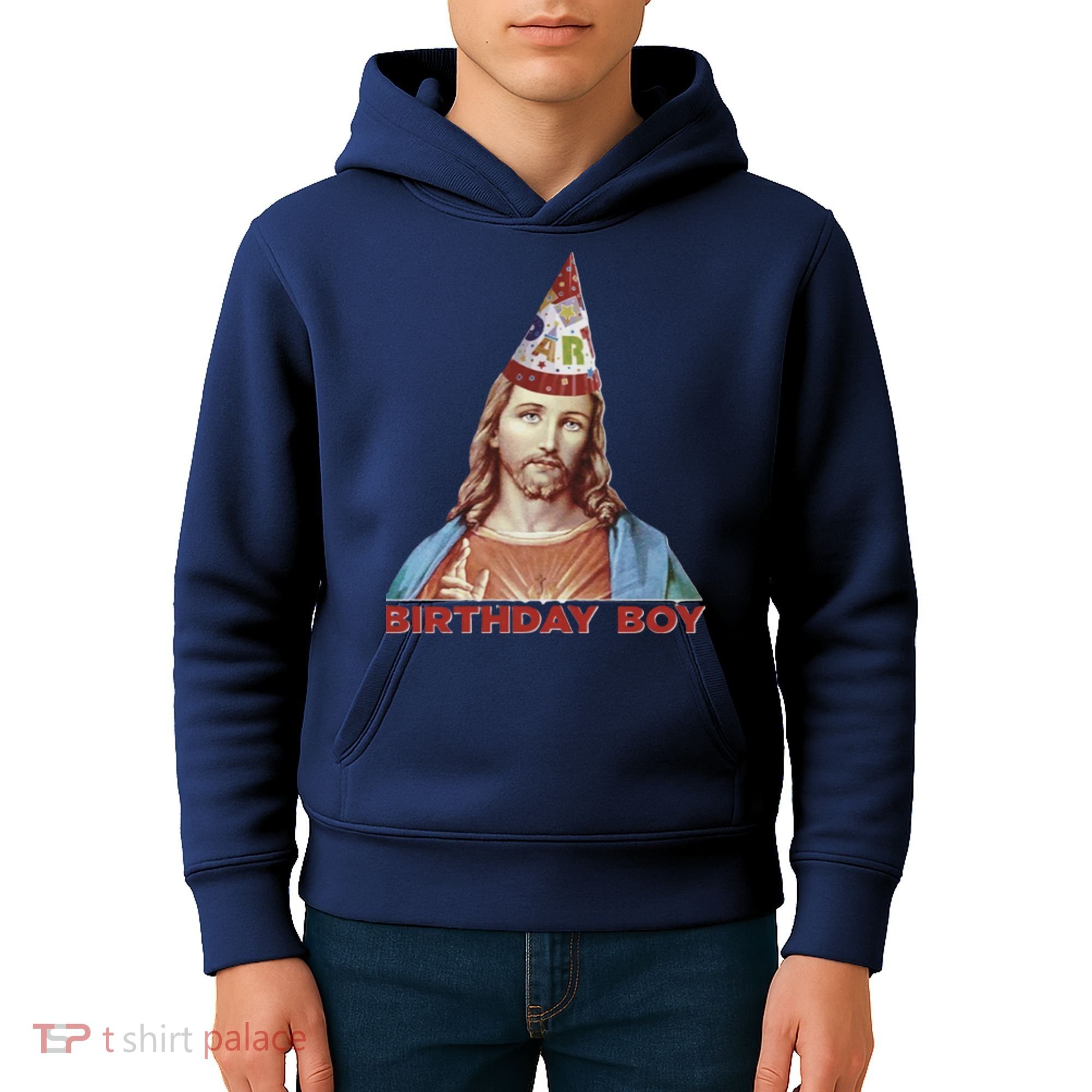 Cool Christmas Jesus Birthday Boy Kids Hoodie