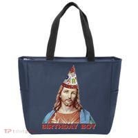 Cool Christmas Jesus Birthday Boy Tote Bag thumb 0