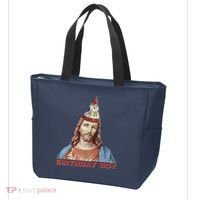 Cool Christmas Jesus Birthday Boy Tote Bag thumb 3