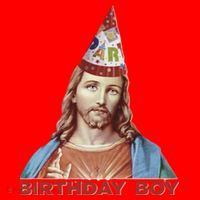 Cool Christmas Jesus Birthday Boy Santa Hat thumb 1