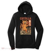 Catzilla Cat Japanese Art Funny Cat Women's Hoodie thumb 0