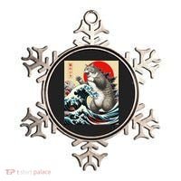 Catzilla Cat Japanese Art Funny Cat Gifts Ornament thumb 0