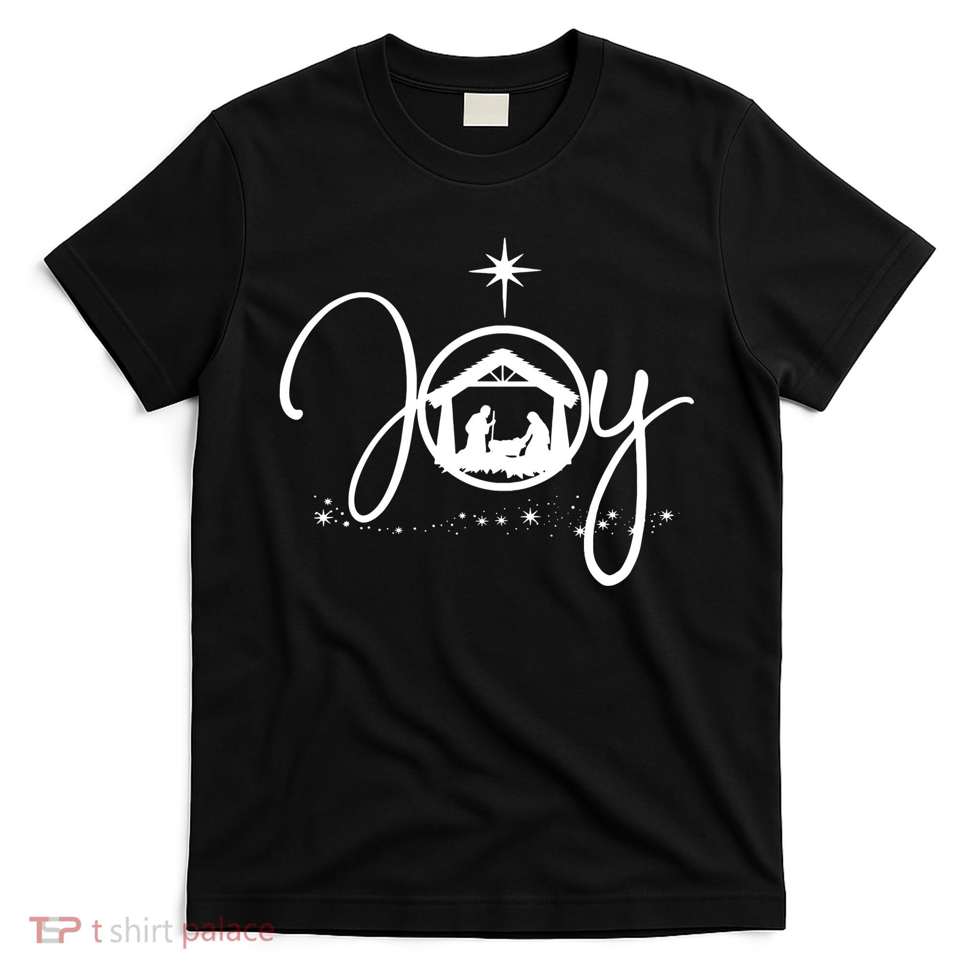 Christian Christmas Joy Jesus Nativity Scene Faith T-Shirt
