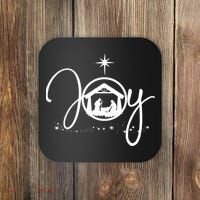 Christian Christmas Joy Jesus Nativity Scene Faith Coaster thumb 0