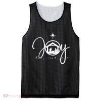 Christian Christmas Joy Jesus Nativity Scene Faith Mesh Reversible Basketball Jersey Tank thumb 0