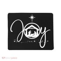 Christian Christmas Joy Jesus Nativity Scene Faith Mousepad thumb 0