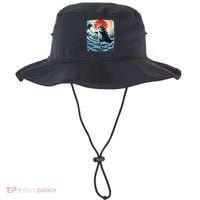 Catzilla Cat Japanese Art Funny Cat Adventure Bucket Hat thumb 0