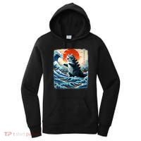 Catzilla Cat Japanese Art Funny Cat Adventure Women's Hoodie thumb 0