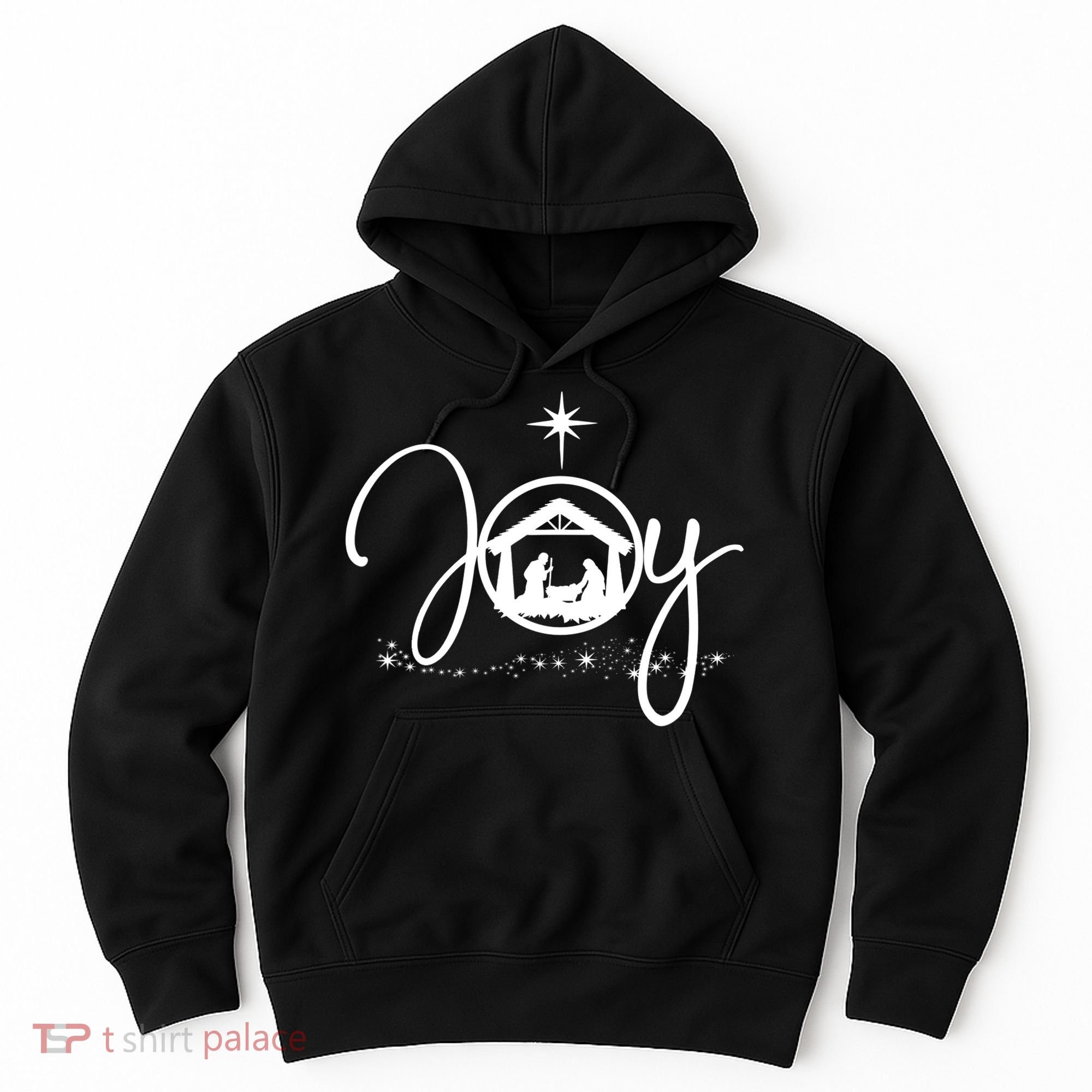 Christian Christmas Joy Jesus Nativity Scene Faith Gift TShirt Hoodie