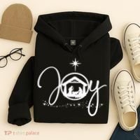 Christian Christmas Joy Jesus Nativity Scene Faith Gift TShirt Hoodie thumb 4