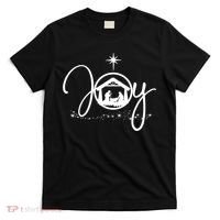 Christian Christmas Joy Jesus Nativity Scene Faith Gift TShirt T-Shirt thumb 0