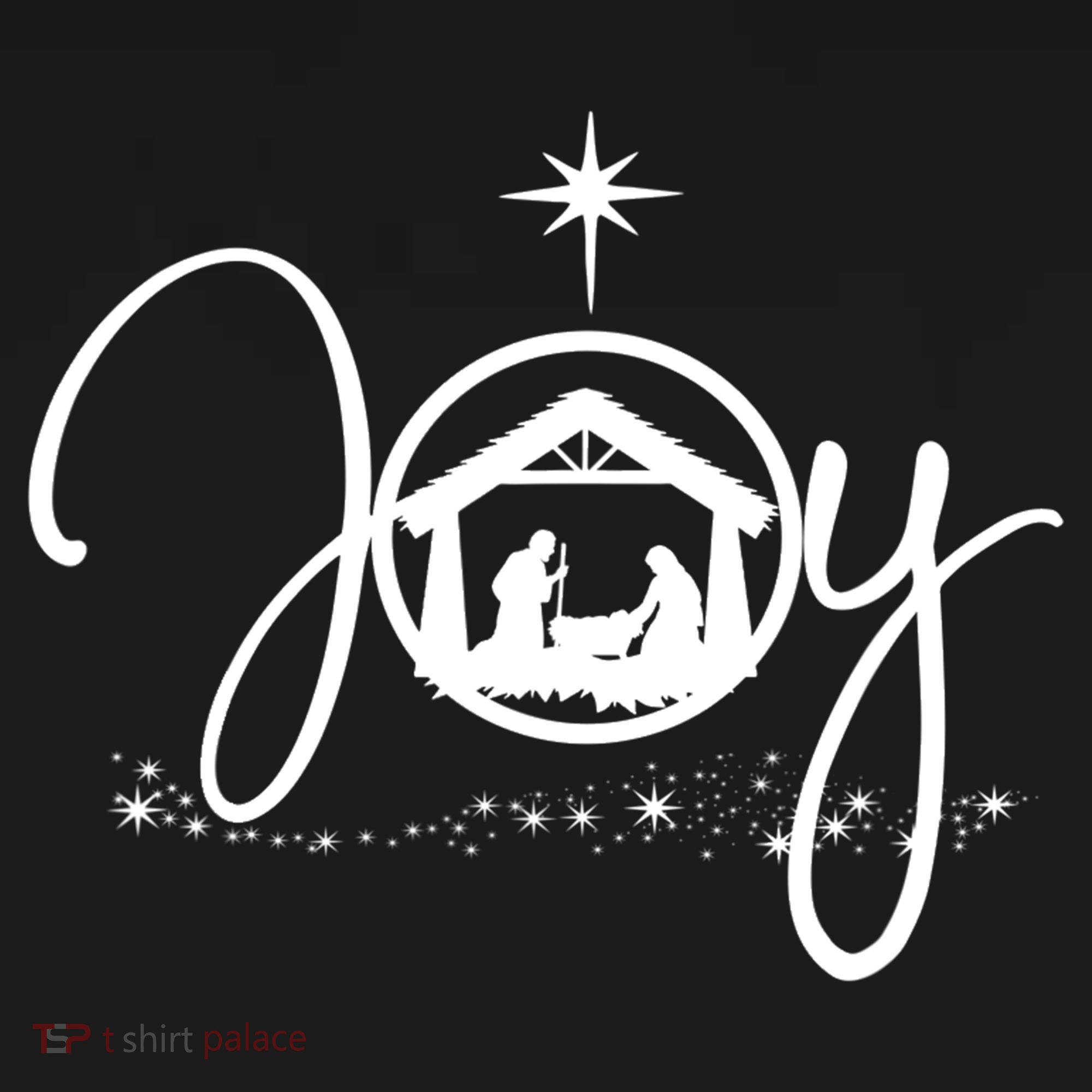 Christian Christmas Joy Jesus Nativity Scene Faith Gift TShirt T-Shirt