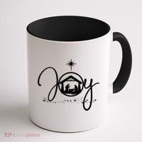 Christian Christmas Joy Jesus Nativity Scene Faith Gift TShirt Coffee Mug thumb 1