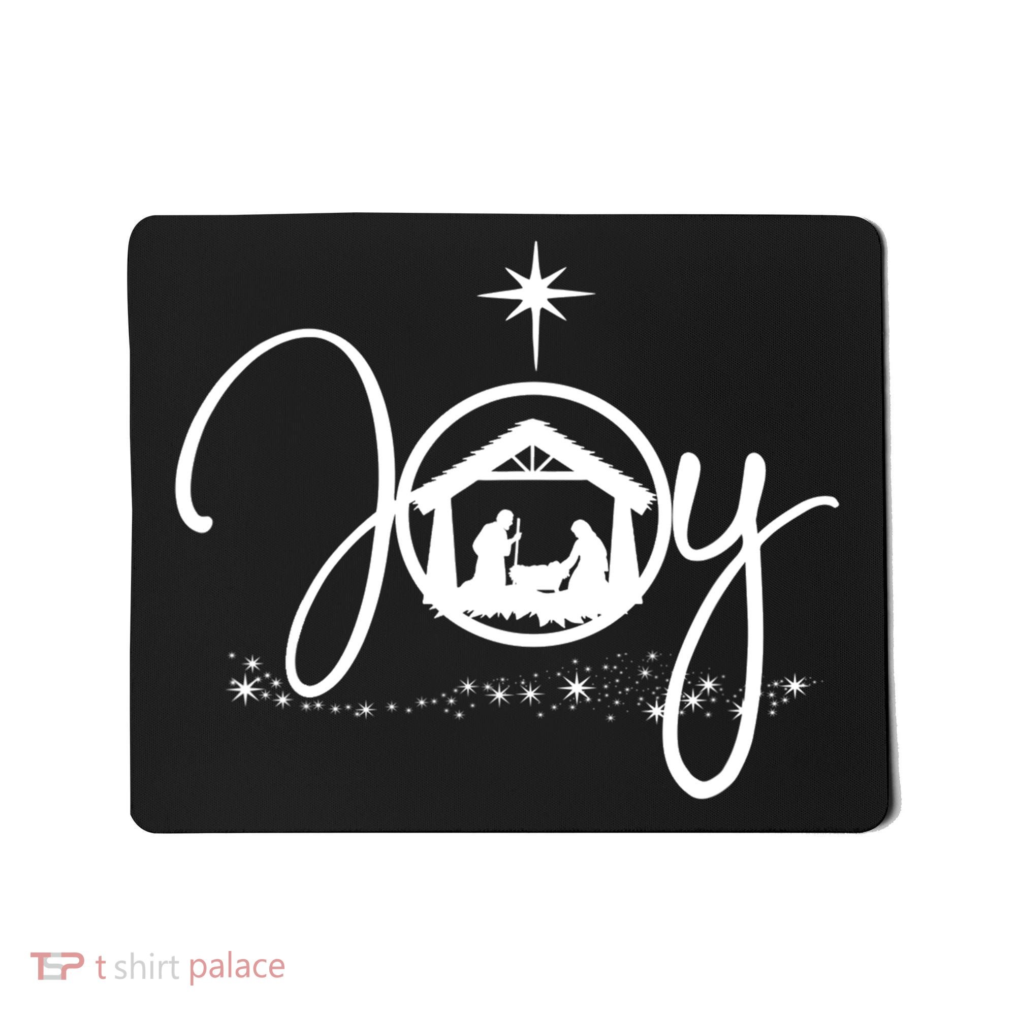 Christian Christmas Joy Jesus Nativity Scene Faith Gift TShirt Mousepad
