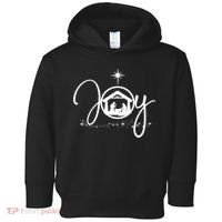 Christian Christmas Joy Jesus Nativity Scene Faith Gift TShirt Toddler Hoodie thumb 0