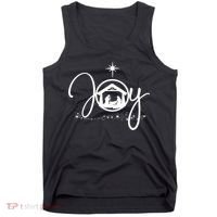Christian Christmas Joy Jesus Nativity Scene Faith Gift TShirt Tank Top thumb 0