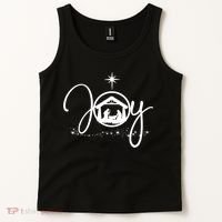 Christian Christmas Joy Jesus Nativity Scene Faith Gift TShirt Tank Top thumb 2