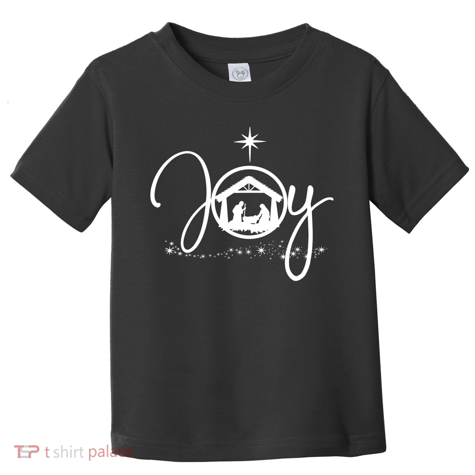 Christian Christmas Joy Jesus Nativity Scene Faith Gift TShirt Toddler T-Shirt