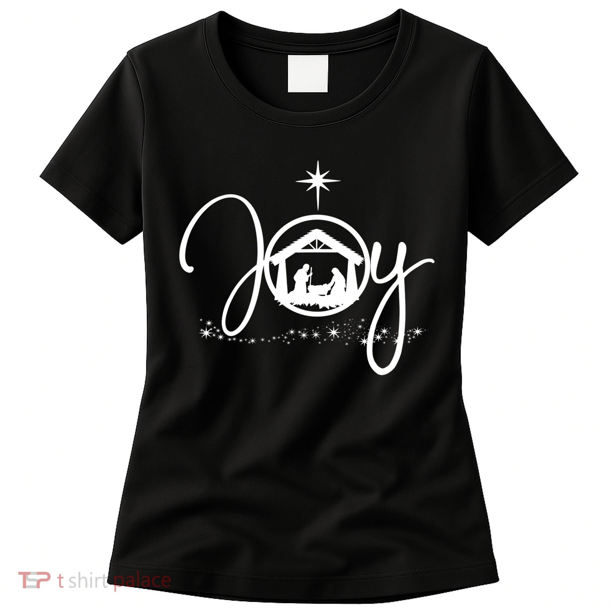 Christian Christmas Joy Jesus Nativity Scene Faith Gift TShirt Women's T-Shirt