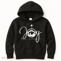 Christian Christmas Joy Jesus Nativity Scene Faith Gift TShirt Kids Hoodie thumb 0