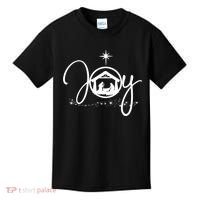 Christian Christmas Joy Jesus Nativity Scene Faith Gift TShirt Kids T-Shirt thumb 0
