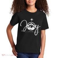 Christian Christmas Joy Jesus Nativity Scene Faith Gift TShirt Kids T-Shirt thumb 2