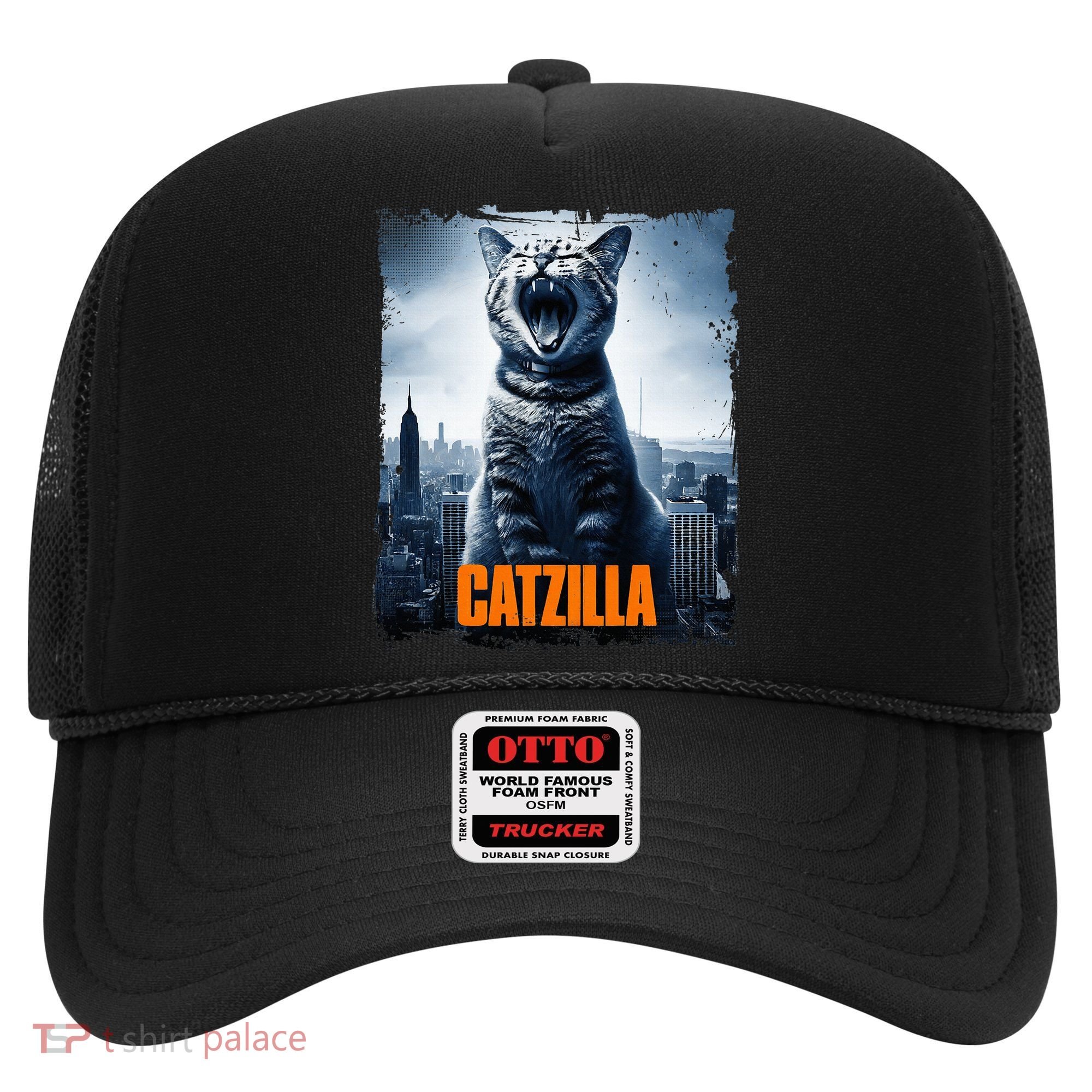 Catzilla Cat Japanese Art Funny Cat Hat